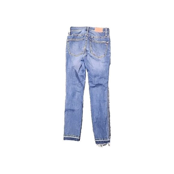 Madewell Skinny Jeans Distressed 10” High Rise Medium Rinse Women's 25 - Picture 5 of 14
